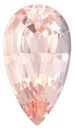 A Beauty Morganite Matched Pair Gemstones 9.21 carats, Pear Cut, 19.3 x 10.9 mm, with AfricaGems Certificate