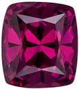 Attractive Garnet Cushion Cut Loose Gemstone Rich Grape Purple, 8 x 7 mm, 2.76 carats