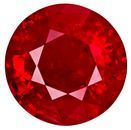 Authentic Fiery Ruby Gemstone, Round Cut, 1.53 carats, 7.06 x 7.2 x 3.95 mm , GIA Certified - A Beautiful Gem