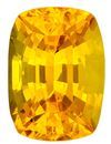 Beautiful Earrings Yellow Sapphire Gemstone 1.33 carats, Cushion Cut, 7 x 5.1 mm, with AfricaGems Certificate