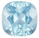 Beautiful Aquamarine Gemstone 2.94 carats, Cushion Cut, 9 mm, with AfricaGems Certificate