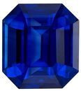 Beautiful Blue Sapphire Gem, 5.04 carats Emerald Cut in 9.65 x 8.74 x 6.01 mm size in Gorgeous Blue Color With GIA Certificate