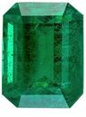 Beautiful Color Green Emerald Loose Gemstone, 3.75 carats in Emerald Cut, 10.06 x 7.85 x 6.33 mm With a GIA Certificate