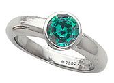Fine Real Color Change GEM Grade 4.00 mm Round .25ct Alexandrite Stone Bezel Set Solitaire 14 KT Engagement Ring