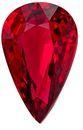 Beautiful Red Ruby Gem, 2.21 carats Pear Cut in 10.32 x 6.54 x 4.17 mm size in Very Fine Rich Red Color With CD Certificate