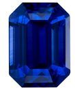 Beauty of an  Octagon Cut Genuine Blue Sapphire Gemstone, 6.77 carats, 11.42 x 8.31 x 6.93 mm with GIA Certificate, A Must Have Gem