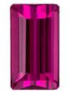 Certified Gem Pink Tourmaline Loose Gemstone, 1.9 carats in Emerald Cut, 9.3 x 5.3mm, Very Pretty Gem