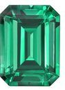 Chatham Lab Emerald in Emerald Cut in Grade GEM
