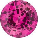 Chatham Lab Pink Sapphire Round Cut in Grade GEM