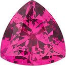 Chatham Lab Pink Sapphire Trillion Cut in Grade GEM