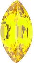 Chatham Lab Yellow Sapphire Marquise Cut in Grade GEM