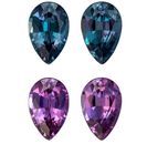 Deal on Alexandrite Pear Shaped Gemstones Matched Pair, 0.66 carats, 5.3 x 3.4mm - Low Price