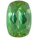 Deal on Green Tourmaline Gemstone in Antique Cushion Cut, 4.6 carats, 12.65 x 8.53 mm Displays Rich Green Color