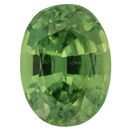 Deal on Demantoid Garnet Gemstone in Oval Cut, 1.9 carats, 8.44 x 6.15 mm Displays Pure Green Color