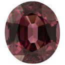 Deal on Rhodolite Garnet Gemstone in Oval Cut, 6.91 carats, 11.89 x 10.52 mm Displays Rich Reddish Pink Color