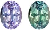 Very Low Price on GIA Certified Genuine Loose Alexandrite Gemstone in Oval Cut, 0.51 carats, Vivid Teal to Medium Eggplant, 5.45 x 3.99 x 3.03 mm