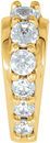 Fabulous 14kt Gold .05 CTW Diamond Accented Preset Tapered Bail