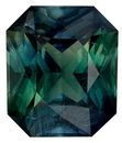 Top Stone in Blue Green Sapphire, 5.09 carats Emerald Cut in 10.82 x 9.27 x 5.82 mm size in Vivid Teal Blue Green Color With GIA Certificate