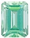 Faceted Green Tourmaline Gemstone, Emerald Cut, 2.9 carats, 9.1 x 7 mm , AfricaGems Certified - A Great Colored Gem
