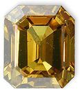Fancy Deep Brownish Greenish Yellow Diamond 0.48 carats