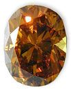 Fancy Deep Brownish Yellow Diamond 0.59 carats