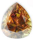 Fancy Deep Orangy Brownish Yellow Diamond 0.47 carats