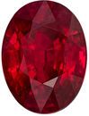 Fine GRS Certified Genuine Ruby Gem in Oval Cut, 9.27 x 6.96  mm in Gorgeous Pure Pigeons Blood Red, 3.05 carats