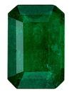 Fine Loose Gem  Emerald Gemstone 0.57 carats, Emerald Cut, 6.1 x 4.1 mm, with AfricaGems Certificate