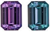 Genuine Alexandrite Emerald Shaped Gemstone, 0.23 carats, 3.9 x 2.8mm - Deal on Gem