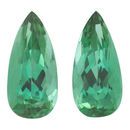 Genuine Blue Green Tourmaline Gemstone in Pear Cut, 4.28 carats, 12.30 x 5.70 mm mm Displays Rich Blue-Green Color