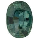 Low Price on Teal Sapphire Gemstone in Oval Cut, 1.29 carats, 7.94 x 5.89 mm Displays Pure Green-Blue Color