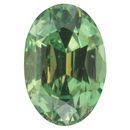 Genuine Demantoid Garnet Gemstone in Oval Cut, 1.02 carats, 6.74 x 4.80 mm Displays Vivid Green Color