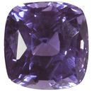 Genuine Untreated Purple Sapphire Gemstone in Antique Cushion Cut, 1.89 carats, 6.39 x 6.12 x 5.15 mm Displays Rich Purple Color - AGL Cert