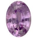 Genuine Unheated Purple Sapphire Gemstone in Oval Cut, 3.24 carats, 10.49 x 7.50 x 4.88 mm Displays Rich Purple Color - AGL Cert