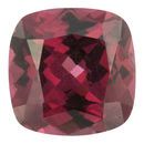 Genuine Rhodolite Garnet Gemstone in Antique Cushion Cut, 4.58 carats, 9.65 x 9.60 mm Displays Rich Red Color