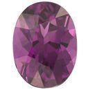 Genuine Rhodolite Garnet Gemstone in Oval Cut, 2.91 carats, 9.40 x 7.29 mm Displays Pure Purple Color