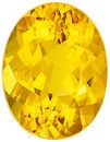 GenuineYellow Beryl Gem in Oval Cut, 16.8 x 12.9 mm in Gorgeous Medium Golden Yellow, 10.05 carats
