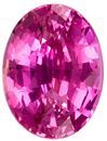 Natural Pink Sapphire Gemstone, Oval Cut, 2.04 carats, 8.58 x 6.51 x 4.44 mm , GIA Certified - A Great Buy