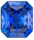 Gorgeous Blue Sapphire Gem, 3.1 carats Radiant Cut in 8.59 x 7.64 x 4.96 mm size in Very Fine Rich Blue Color With GIA Certificate