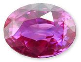 Gorgeous Color - Intense Pink-Fuschia Colored Sapphire Gemstone 2.41 carats