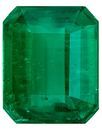 Gorgeous Gem Green Emerald Loose Gemstone, 2.08 carats in Emerald Cut, 8.3 x 6.8mm, Striking Color