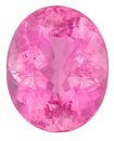 Great Color Pink Tourmaline Gemstone, 3.97 carats, Oval Cut, 10.9 x 8.7 mm Size, AfricaGems Certified