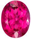 Hard to Find Rubellite Tourmaline Genuine Gem in Oval Cut, 4.32 carats, Fuchsia Pink, 11.8 x 9.1 mm