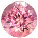 Highly Requested Pink Tourmaline Loose Gem in Round Cut, 2.53 carats, Medium Baby Pink, 8.5 mm