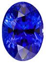 Imitation Blue Sapphire Oval Cut Stones