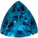 Imitation Blue Zircon Trillion Cut Stones