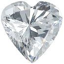 Imitation Diamond Heart Cut