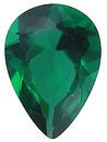 Imitation Emerald Pear Cut Stones
