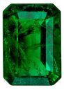 Impressive Emerald Gemstone 0.6 carats, Emerald Cut, 5.9 x 4.1 mm, with AfricaGems Certificate