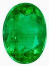 Impressive Emerald Gemstone 0.72 carats, Oval Cut, 6.9 x 5 mm, with AfricaGems Certificate